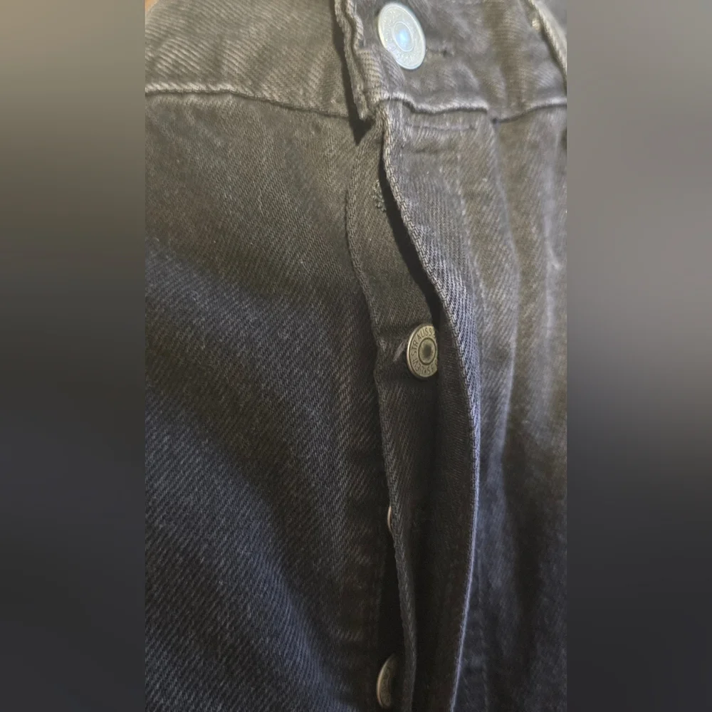 Levi's x Denim Tears 501 DT Plain Black Jeans.